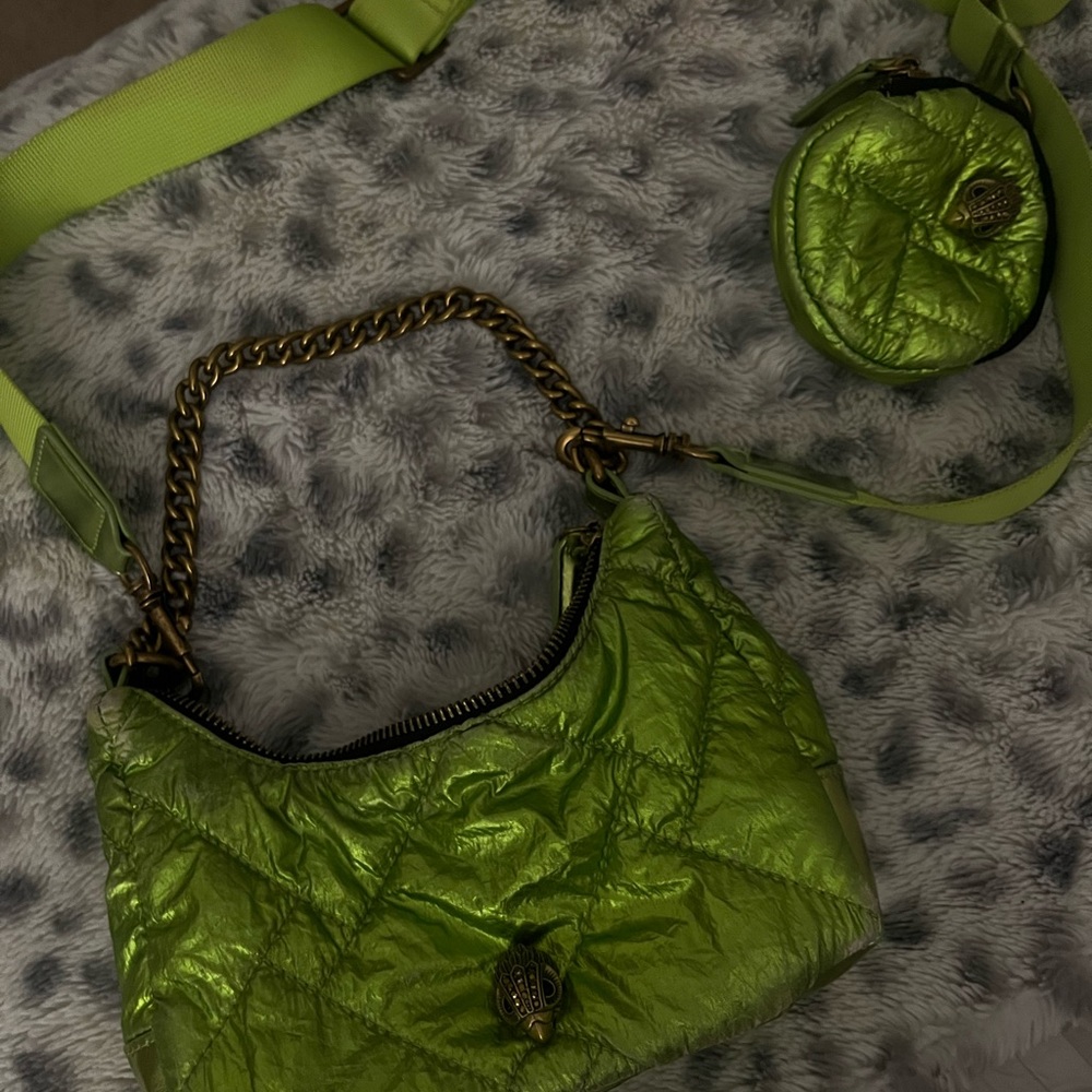 Green Quilted Kurt Geiger bag